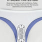 Sporty Back Bralette Banded Hipster Bikini Set Dusty Blue Swimsuit