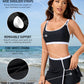 Sporty Color Block Skirted Bikini Set with Side Slit Design