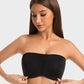 SheCurve Ultimate Strapless Anti-Slip Full Coverage Bandeau Bra Seamless Support