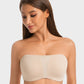 SheCurve Ultimate Strapless Anti-Slip Full Coverage Bandeau Bra Seamless Support