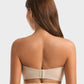 SheCurve Ultimate Strapless Anti-Slip Full Coverage Bandeau Bra Seamless Support