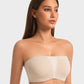 SheCurve Ultimate Strapless Anti-Slip Full Coverage Bandeau Bra Seamless Support