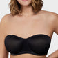 Strapless Mesh Underwire Balconette Bra
