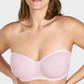 Ultimate Invisible Support Strapless Mesh Underwire Balconette Bra for Women