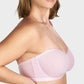 Ultimate Invisible Support Strapless Mesh Underwire Balconette Bra for Women
