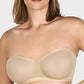Strapless Mesh Underwire Balconette Bra