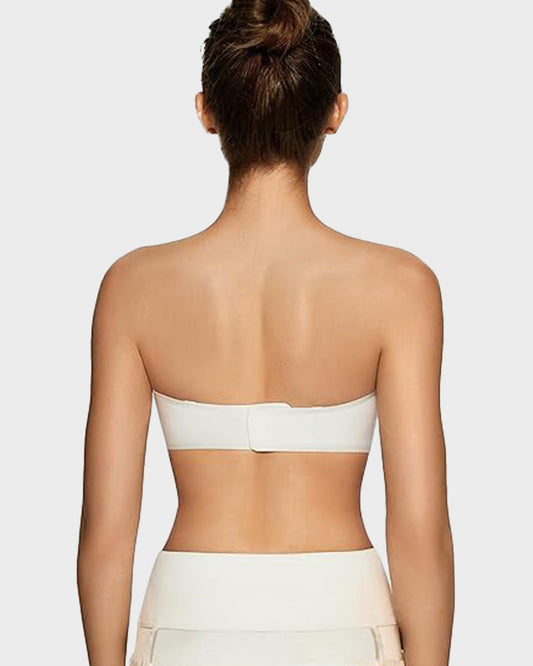 Comfortable Seamless Strapless Wireless Padded Bandeau Bra for Women
