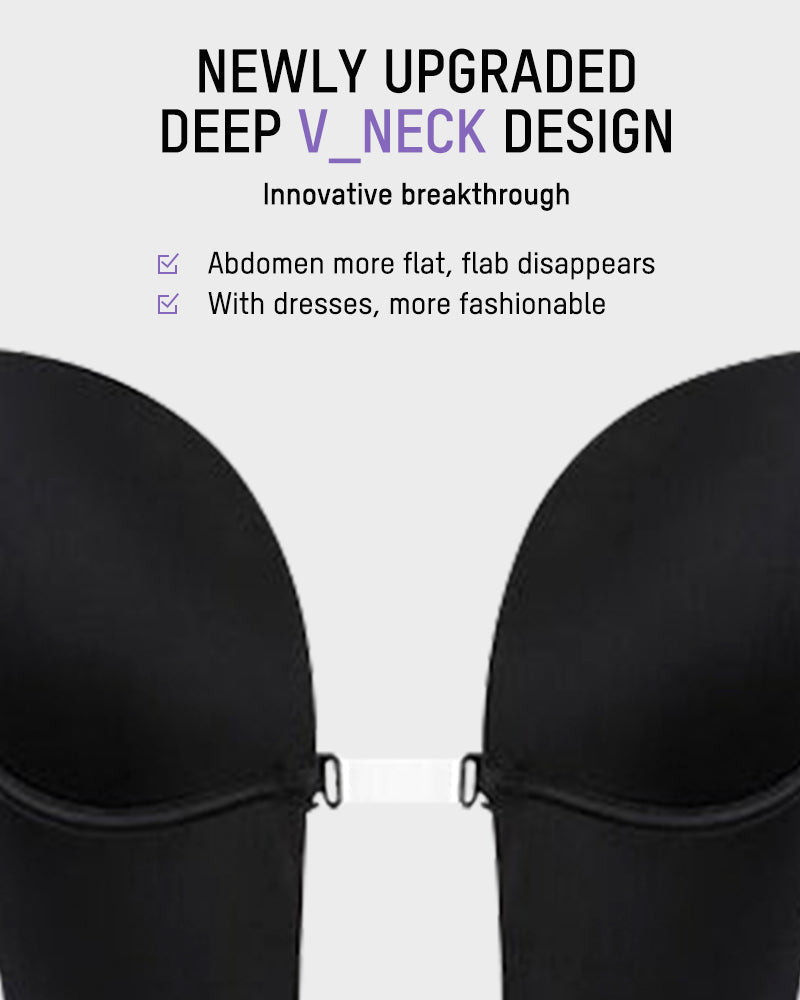 Seamless Strapless U-Plunge Thong Bodysuit for Backless Outfits