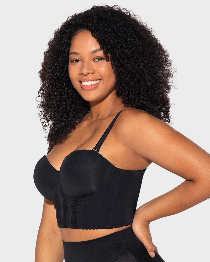 Invisible Low Back Strapless Push Up Bra for Backless Outfits, Ultimate Comfort