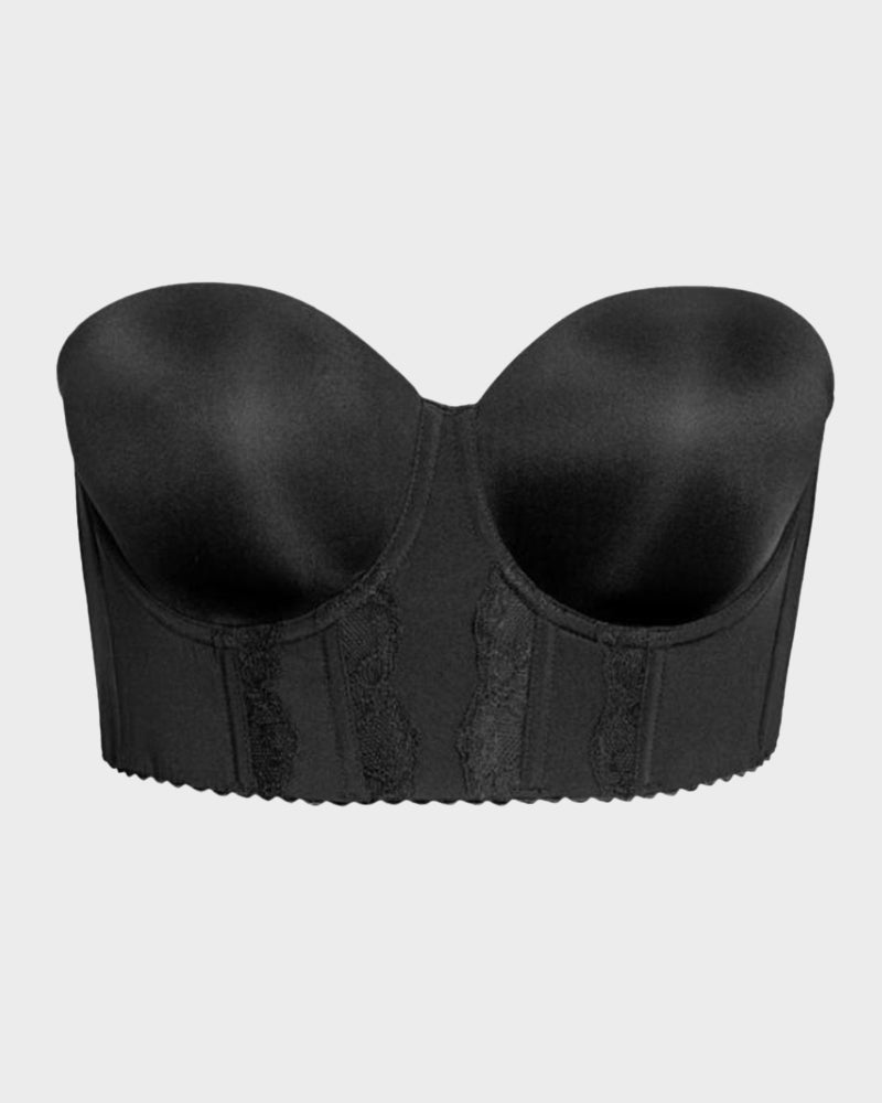 Invisible Low Back Strapless Push Up Bra for Backless Outfits, Ultimate Comfort