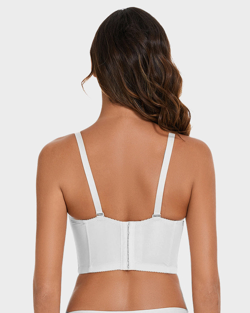 Invisible Low Back Strapless Push Up Bra for Backless Outfits, Ultimate Comfort