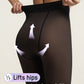 Cozy Translucent Fleece Lined Tights: Warm, Shaping, Skin-Tone Winter Hosiery