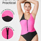 Stylish Color-Blocked Front Zip Tank Swimsuit for Active Women