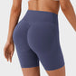 High-Waist Tummy Control Butt-Lifting Training Shorts with Pockets - 7 Inch Inseam