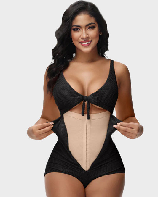 Tummy Control Cutout Shaping Swimsuit