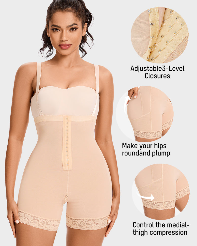 Premium Tummy Control Butt Lifter Shapewear Bodysuit - Full Body Faja