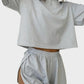Soft Cotton Striped Pajama Set: Relaxing T-Shirt & Side-Split Shorts