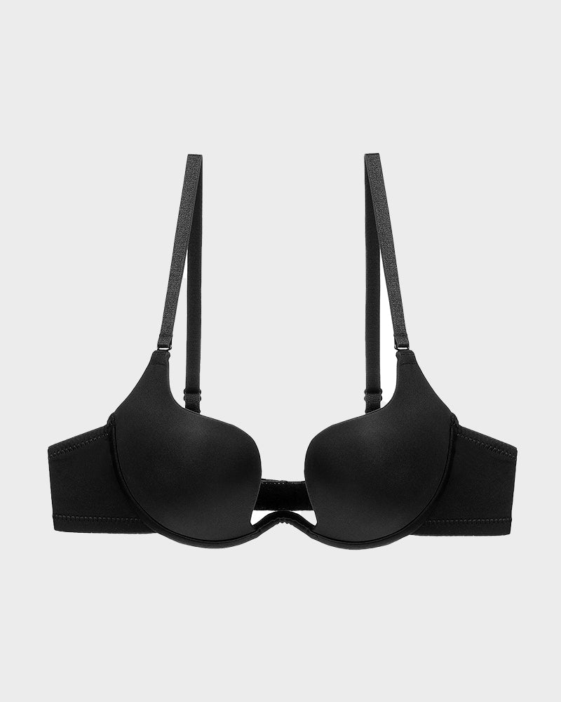SheCurve Invisible U-Shaped Backless Push-Up Bra for Ultimate Smooth Lift