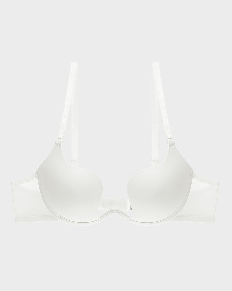 SheCurve Invisible U-Shaped Backless Push-Up Bra for Ultimate Smooth Lift