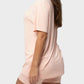 Women's Ultra-Soft Oversized Lounge Tee & Shorts Set with Pockets for Ultimate Comfort