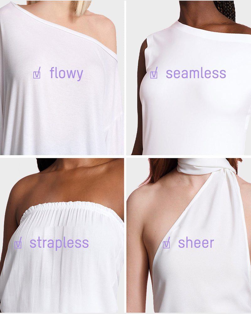 Seamless Ultra-Thin Invisible Silicone Nipple Covers for Smooth Look (2 Pairs)