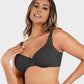 Comfortable Underwire Deep V-Neck Bra with Adjustable Straps for Support