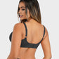 Comfortable Underwire Deep V-Neck Bra with Adjustable Straps for Support