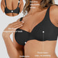 Comfortable Underwire Deep V-Neck Bra with Adjustable Straps for Support