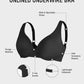 Comfortable Underwire Deep V-Neck Bra with Adjustable Straps for Support