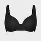 Comfortable Underwire Deep V-Neck Bra with Adjustable Straps for Support