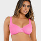 Comfortable Underwire Deep V-Neck Bra with Adjustable Straps for Support