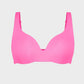 Comfortable Underwire Deep V-Neck Bra with Adjustable Straps for Support