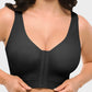 Comfortable Unlined Front-Close Wireless Back Support Bra for Everyday Wear