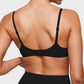 Comfortable Unlined Plunge Balconette Bra with Underwire for Everyday Support