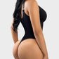 Seamless V-Neck Tummy Control Thong Bodysuit Shapewear: Smooth, Sculpt, Flatter.