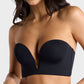 Comfortable Wire-Free U-Plunge Strapless Bra with Multiway Convertible Straps