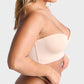 Comfortable Wire-Free U-Plunge Strapless Bra with Multiway Convertible Straps