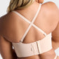 Comfortable Wire-Free U-Plunge Strapless Bra with Multiway Convertible Straps