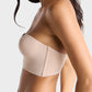 Comfortable Wire-Free U-Plunge Strapless Bra with Multiway Convertible Straps