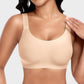 Wireless Full Coverage Jelly Bra with Breathable Straps for Ultimate Comfort