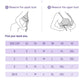 Comfortable Wireless Leopard V-Neck Contour Bra for Stylish Everyday Support