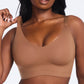 Ultra-Comfort Wireless V-Neck Smoothing Bra with Back & Side Support