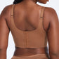 Ultra-Comfort Wireless V-Neck Smoothing Bra with Back & Side Support