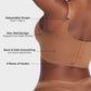 Ultra-Comfort Wireless V-Neck Smoothing Bra with Back & Side Support