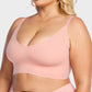 Ultra-Comfort Wireless V-Neck Smoothing Bra with Back & Side Support