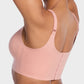 Ultra-Comfort Wireless V-Neck Smoothing Bra with Back & Side Support