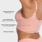 Ultra-Comfort Wireless V-Neck Smoothing Bra with Back & Side Support