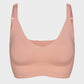 Ultra-Comfort Wireless V-Neck Smoothing Bra with Back & Side Support
