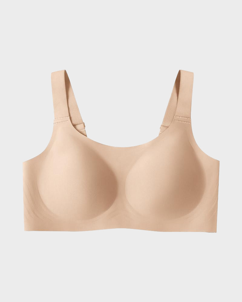 Wireless Full Coverage Jelly Bra with Breathable Straps for Ultimate Comfort
