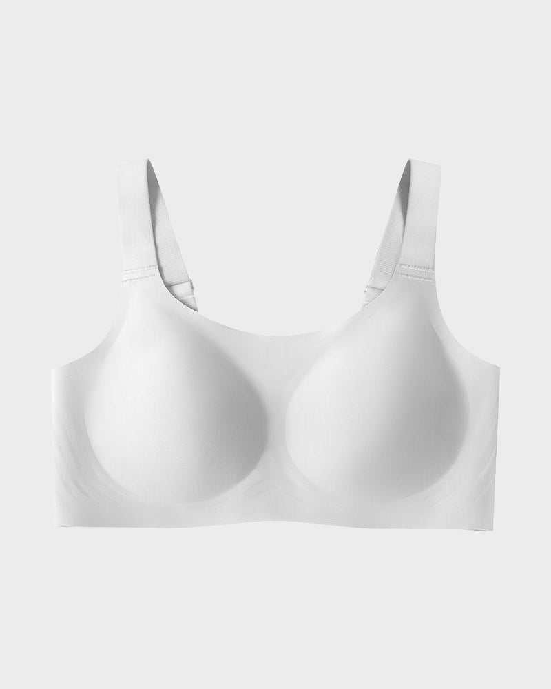 Wireless Full Coverage Jelly Bra with Breathable Straps for Ultimate Comfort
